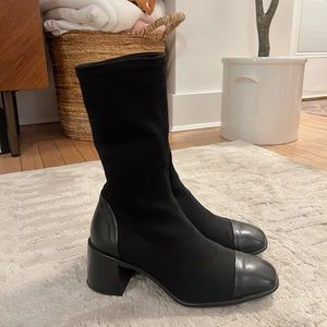 MIISTA LOTTA LEATHER BOOTS IN BLACK - 36